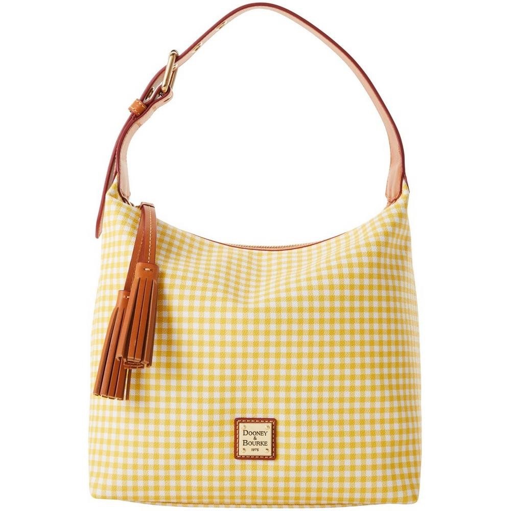DOONEY & BOURKE Gingham Paige Sac YeLLoW NWT AUTHENTIC